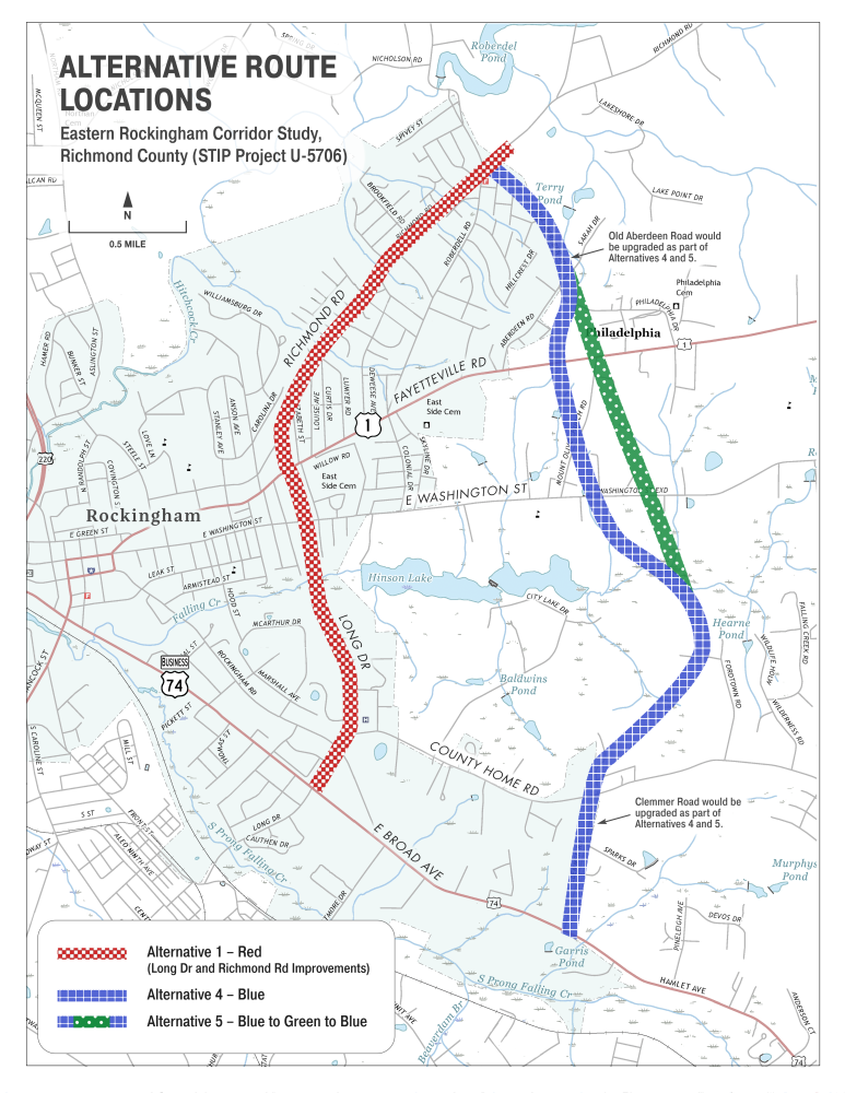 U-5706 Project Alternatives Map