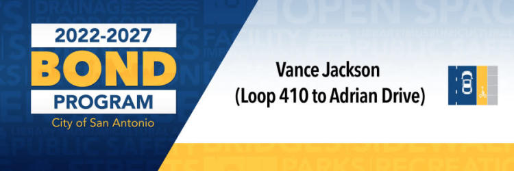 Public Meeting for Vance Jackson (Loop 410 to Adrian Drive)
